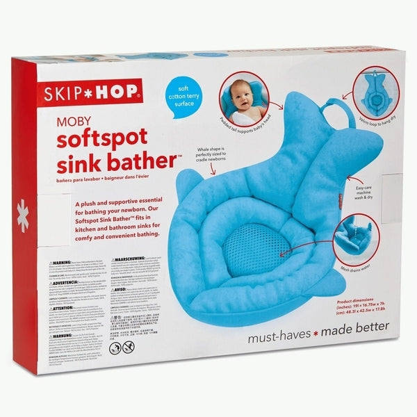 Skip Hop Moby Softspot Sink Bather, Blue (235110)