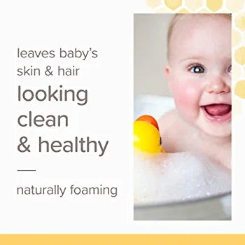 Burts Baby Bee Shampoo and Wash Original 621ml