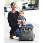 Skip Hop Mainframe Wide Open Backpack Diaper Bag Grey