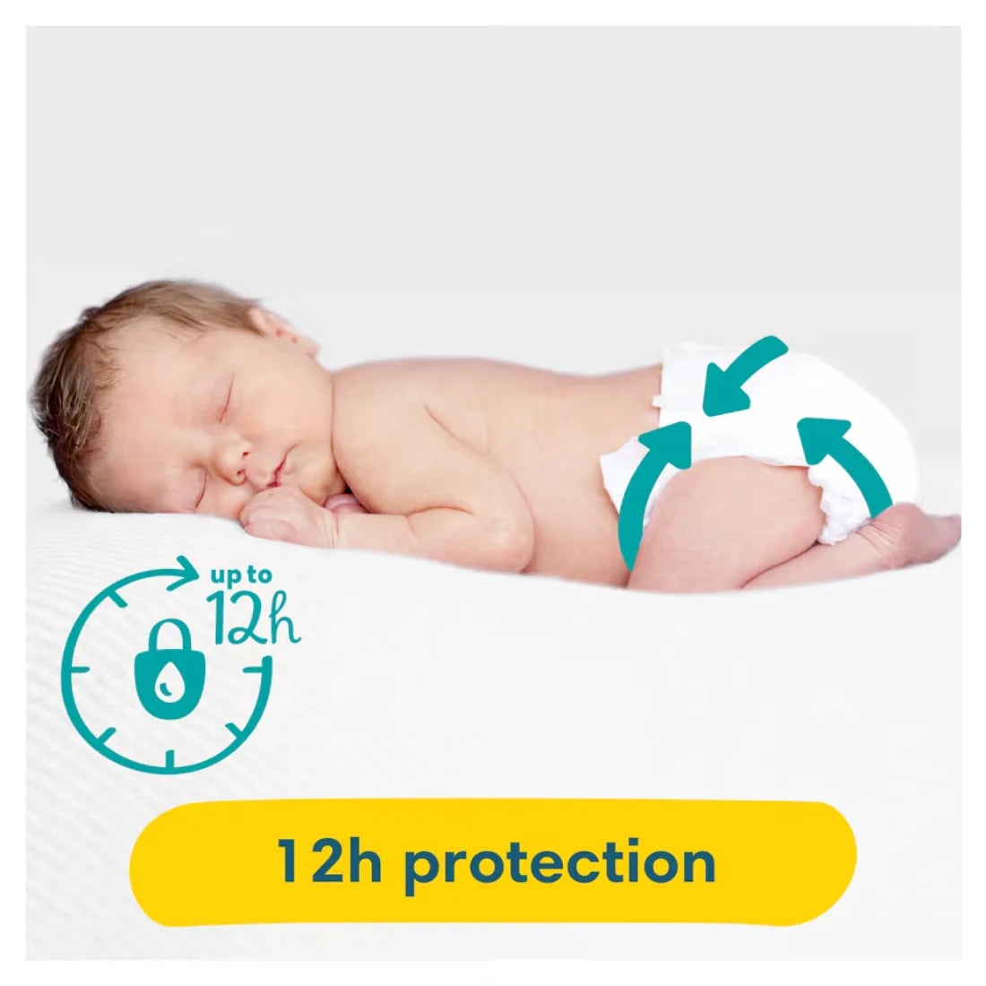 Pampers premium protection new baby 1 to 3kg micro diaper or preemie 24 pcs