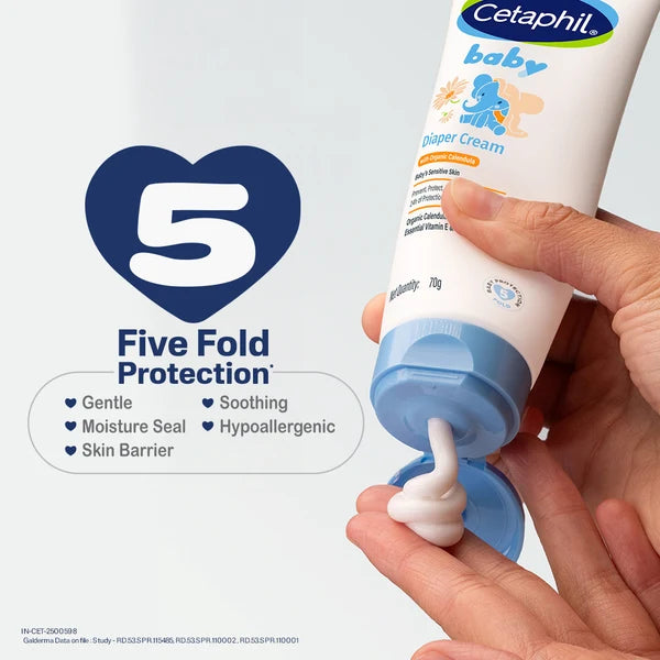 Cetaphil Baby Diaper Cream | Dermatologist Tested 70g