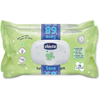 Chicco Soft Cleaning Wipes Pack of 2 72 Sheets per Pack