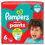 Pampers Baby Dry Pants Size 6 28 Count 13 to 19kg Made in United Kingdom