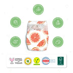 Pureborn Organic Bamboo Diapers 3 to 6 kg 32 Count Size 2