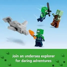 Lego 21247 Minecraft The Axolotl House  7 plus Years 242 Pieces