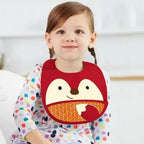 Skip Hop Zoo Fold & Go Silicone Bib (Fox)