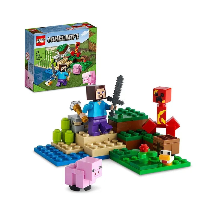 Lego Minecraft The Creeper Ambush 21177 Building Adventure Creative Kit (Aged 7+