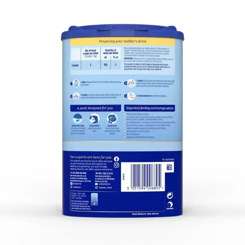 Aptamil Toddler Milk Powder Stage 3 800g for 1 Plus Years