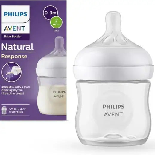Philips Avent Baby Feeding Bottle Natural Nipple 125ml
