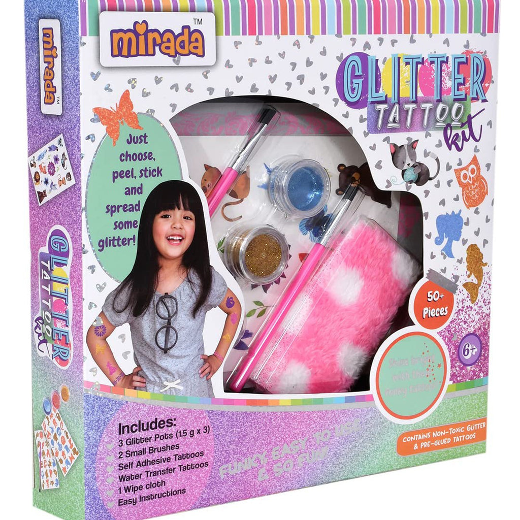 Mirada Glitter Tattoo Kit Nail Art Kit for Girl