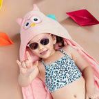 Rabitat Amazonia Kids Towel Zero Twist Cotton Towel with Hood  (0-5 years)  Owl