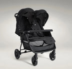 Joie Estrella Twin Stroller-Individually Adjustable Near Flat Reclining Seat-One Hand Fold