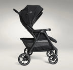 Joie Estrella Twin Stroller-Individually Adjustable Near Flat Reclining Seat-One Hand Fold