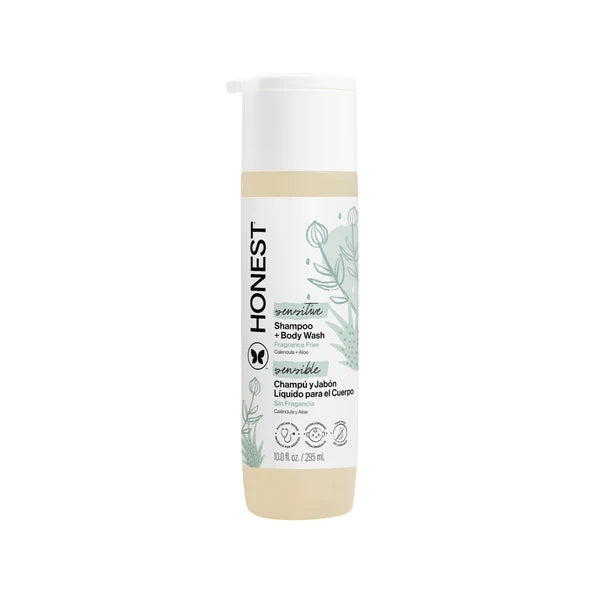 Honest Shampoo + Body Wash Fragrance Free 10. FL OZ. 295 ML