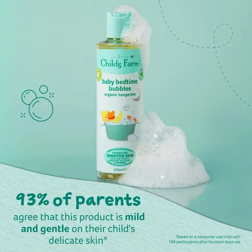 Childs Farm Baby Bedtime Bubbles, Organic Tangerine Oil, 250 ml