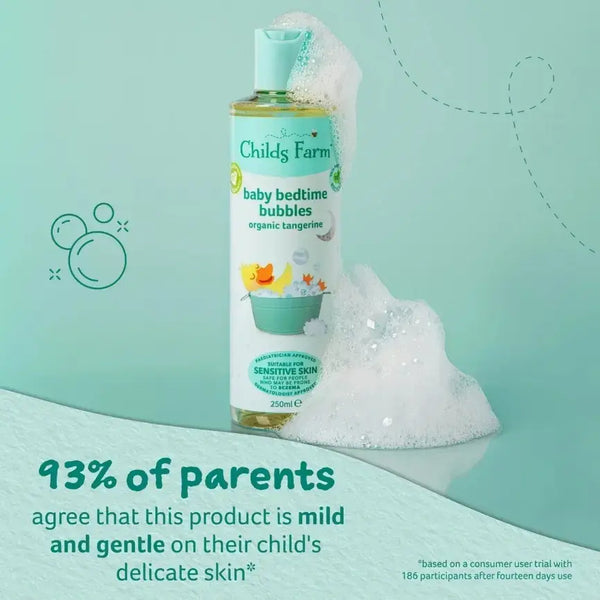 Childs Farm Baby Bedtime Bubbles, Organic Tangerine Oil, 250 ml