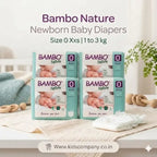 Bambo Nature Newborn Baby Diapers Size 0 Xxs 1 to 3 kg 24 Count