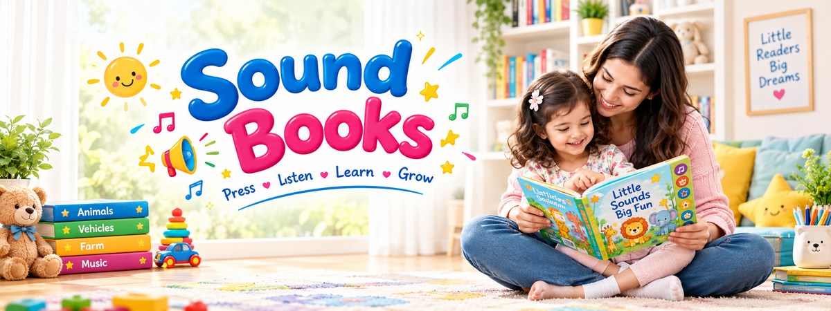 Sound Books - Press, Listen, Learn and Grow