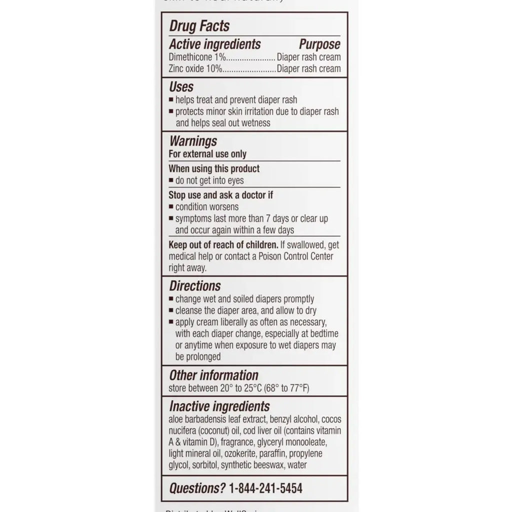 A plus D Diaper Rash Cream Dimethicone Zinc Oxide Cream 4oz 113g