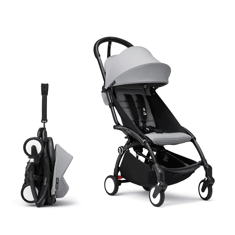 Stokke Yoyo3 Stroller Black Frame 6 Months Plus Color Pack Lightweight