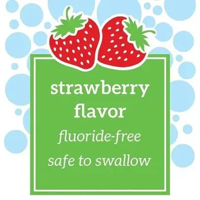 Dr Browns Baby Toothpaste Strawberry Flavor Toddlers and Kids Love Fluoride Fre Made in the Usa 0 to 3 years 1p4oz