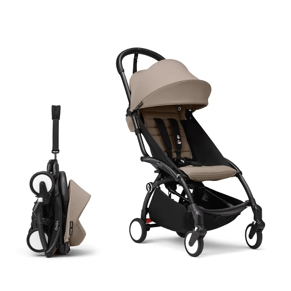Stokke Yoyo3 Stroller Black Frame 6 Months Plus Color Pack Lightweight