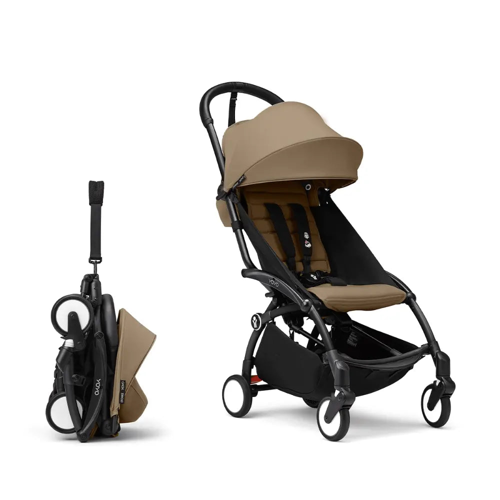Stokke Yoyo3 Stroller Black Frame 6 Months Plus Color Pack Lightweight