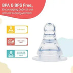 Pigeon peristaltic nipple y cut for 6 plus month babies slim neck nipple bps free2