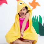 Rabitat Amazonia Kids Towel Zero Twist Cotton Towel with Hood  (0-5 years)  Bird
