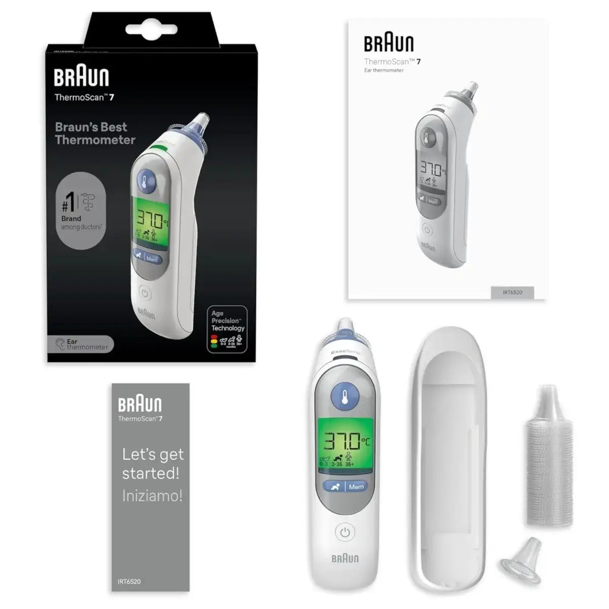 Braun Thermoscan 7 Ear Thermometer irt6520