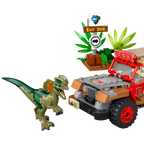 Lego Jurassic Park 76958 Dilophosaurus Ambush 6 plus Dinosaur Toy for Boys and Girls with Dino Figure and Jeep Car