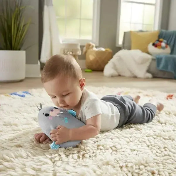 Fisher Price Fisher Price Chill Vibes Walrus Soother Take Along Musical Plush Toy with Calming Vibrations for Infants