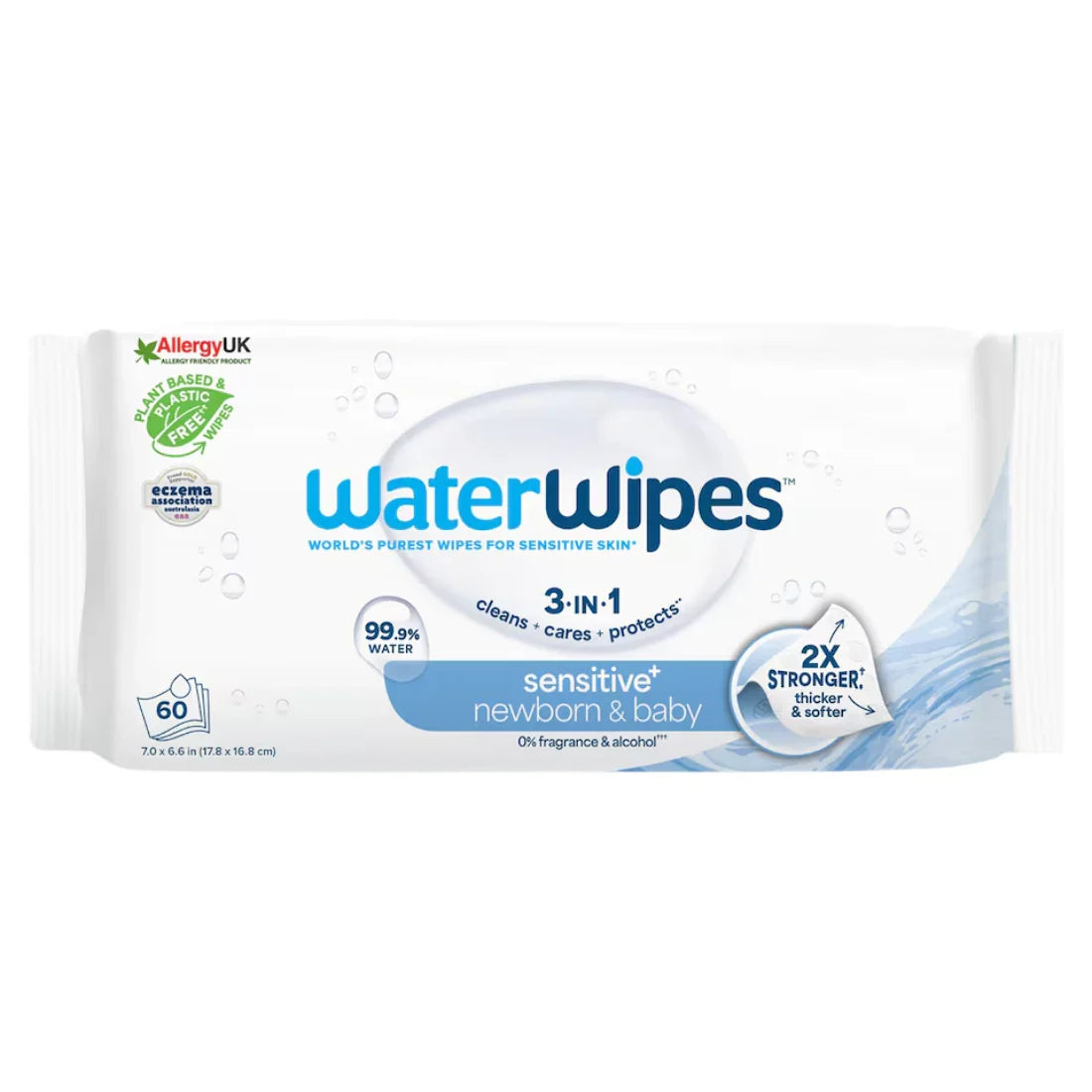 WaterWipes Original Baby Wipes 60 Count Newborn & Sensitive Skin