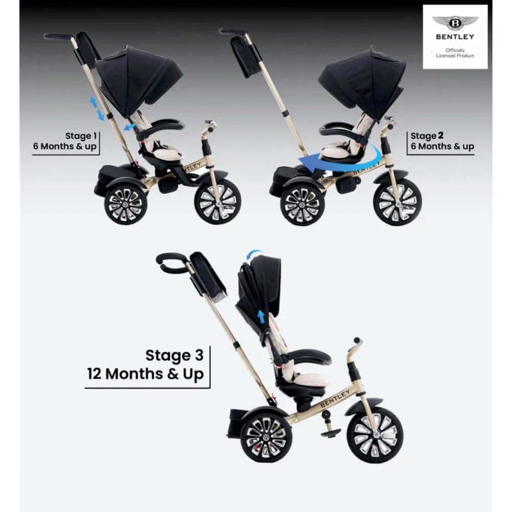 Bentley Mulliner 6 in 1 Trike Stroller