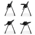 Silver Cross Gourmet High Chair 5 Position Recline Black