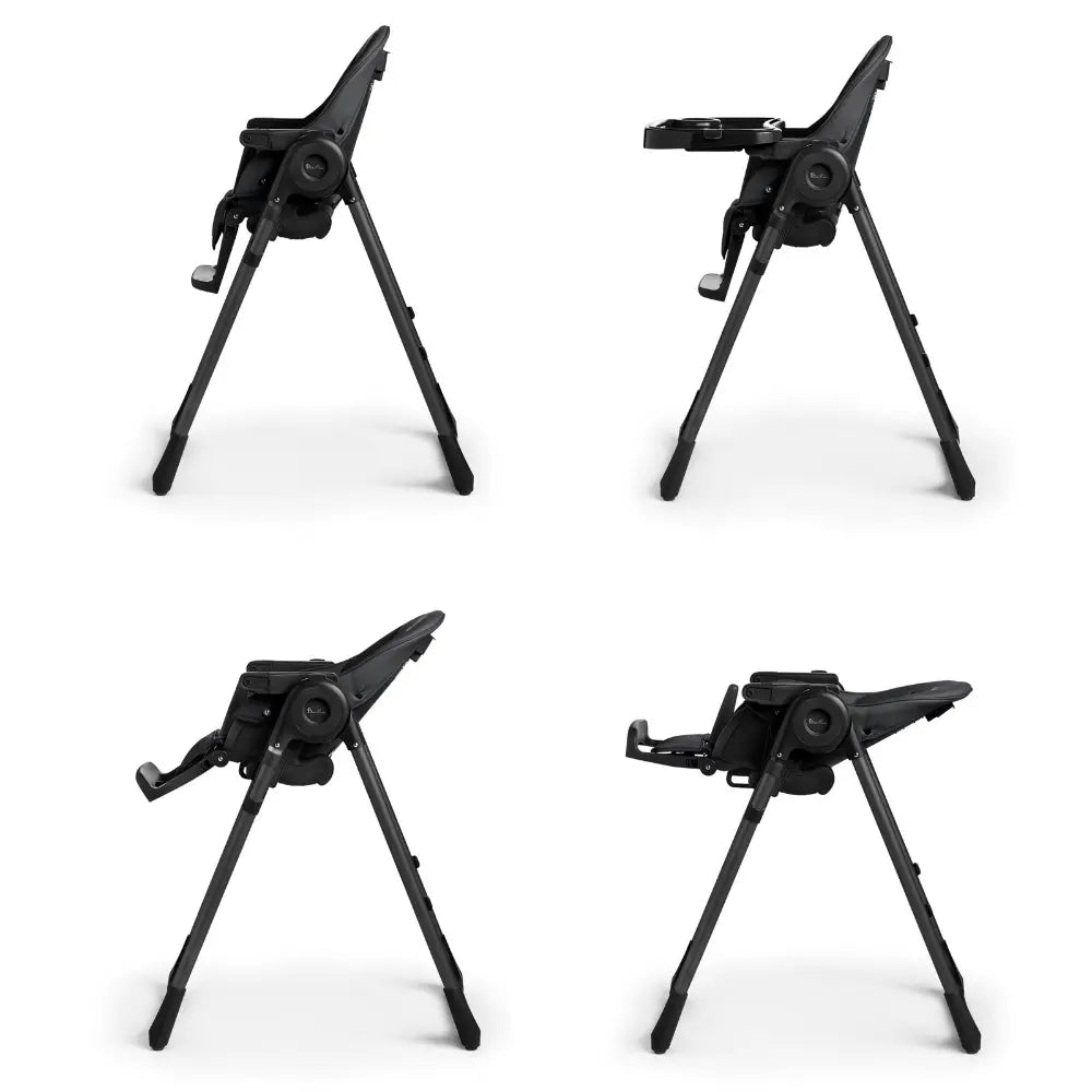 Silver Cross Gourmet High Chair 5 Position Recline Black