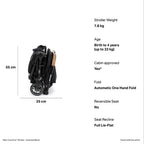 Maxi-Cosi Eva3 Lightweight Compact Stroller