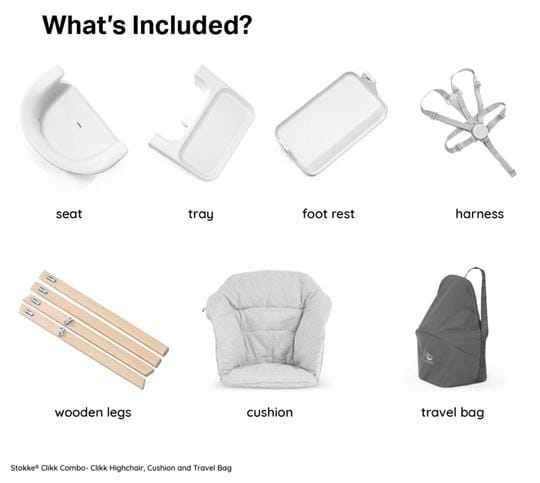 Stokke Clikk High Chair Beech Wood