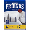 Friends Premium Underpads Large 60 X 90 Cm Super Absorbent Polymer and Soft Surface 10s Pack