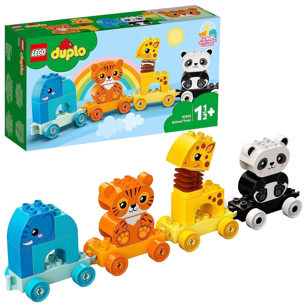 Lego Duplo 10955 Animal Train Age 1 point 5 plus Pieces 15 Creative thinking blocks for Toddlers