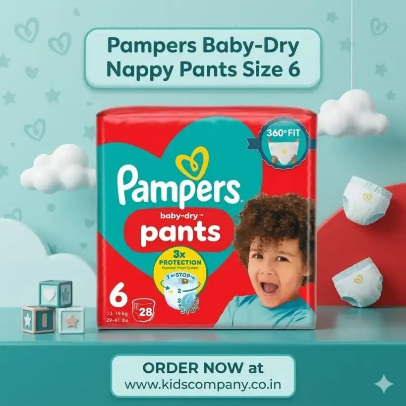 Pampers Baby Dry Pants Size 6 28 Count 13 to 19kg Made in United Kingdom