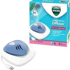Vicks Portable Waterless Diffuser Includes 2 Rosemary and Lavender Pads