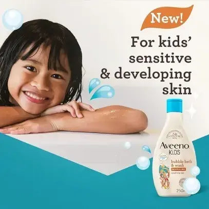 Aveeno KIDS Bubble Bath & Wash  250ml
