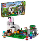 Lego 21181 Minecraft The Rabbit Ranch Building Kit For 340 Pcs Ages 8 plus