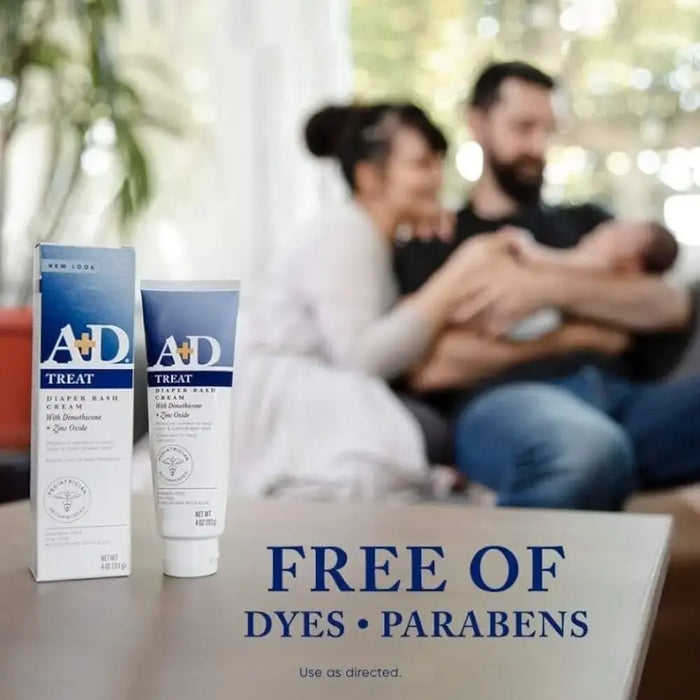 A plus D Diaper Rash Cream Dimethicone Zinc Oxide Cream 4oz 113g