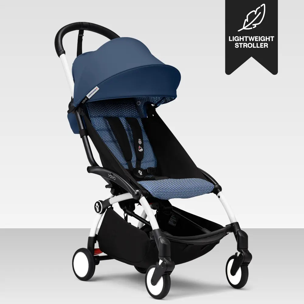 Stokke Yoyo3 Stroller White Frame 6 Months Plus Color Pack Lightweight