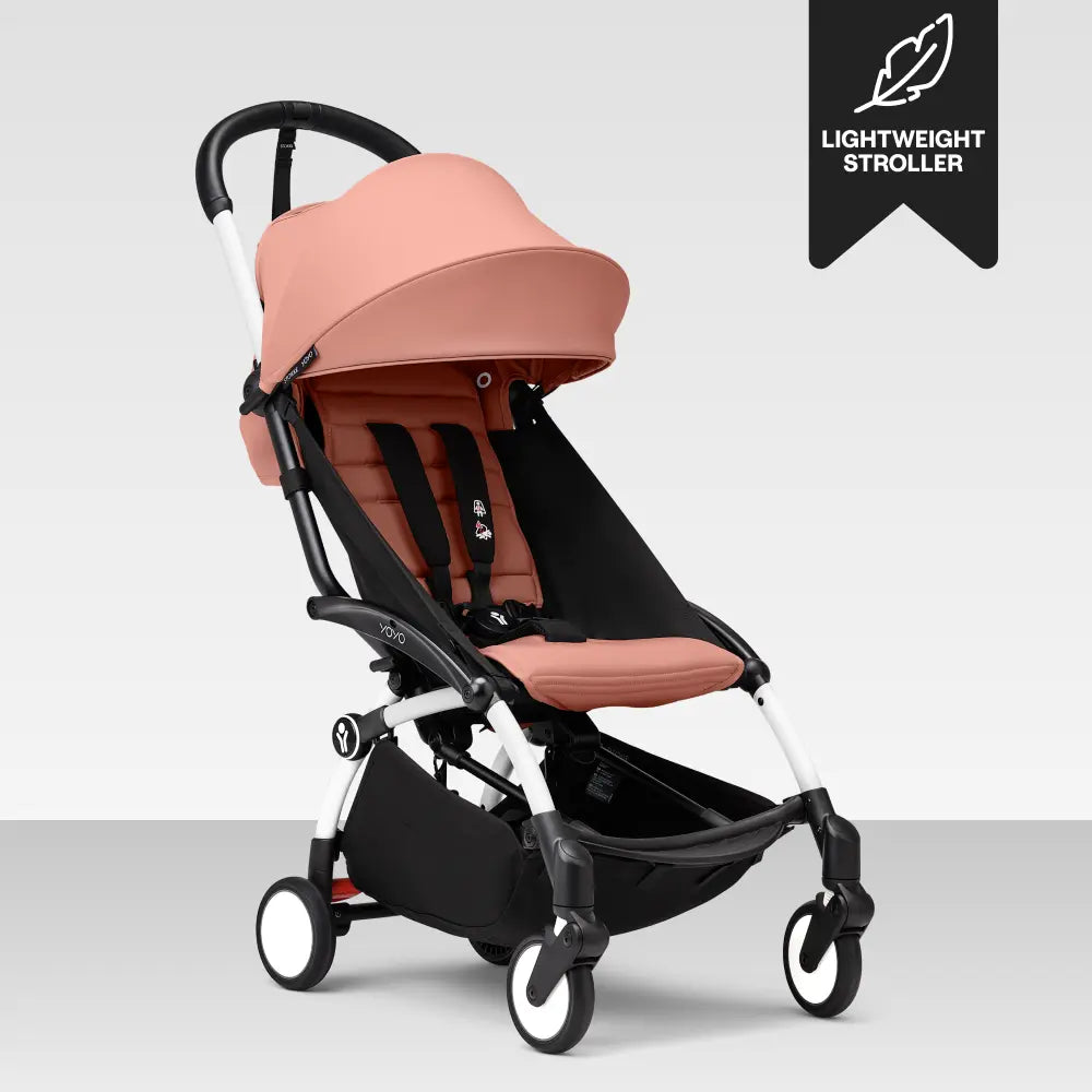 Stokke Yoyo3 Stroller White Frame 6 Months Plus Color Pack Lightweight