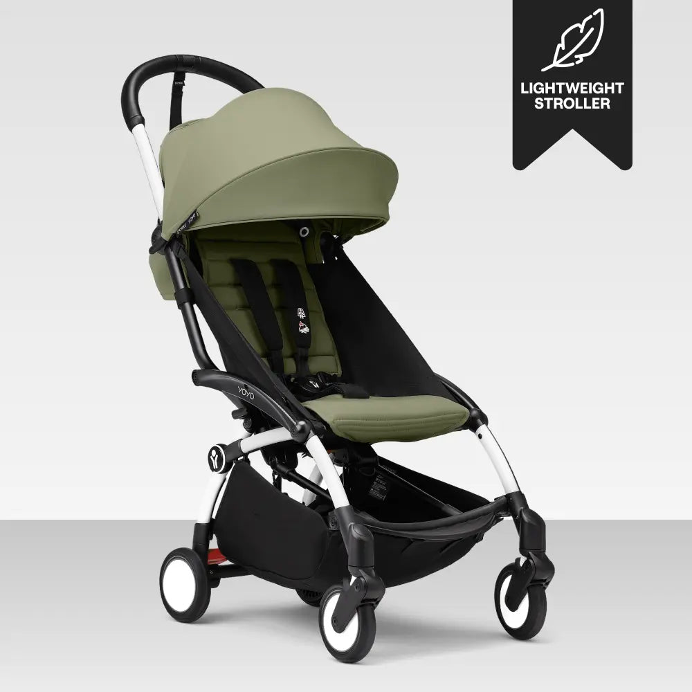Stokke Yoyo3 Stroller White Frame 6 Months Plus Color Pack Lightweight