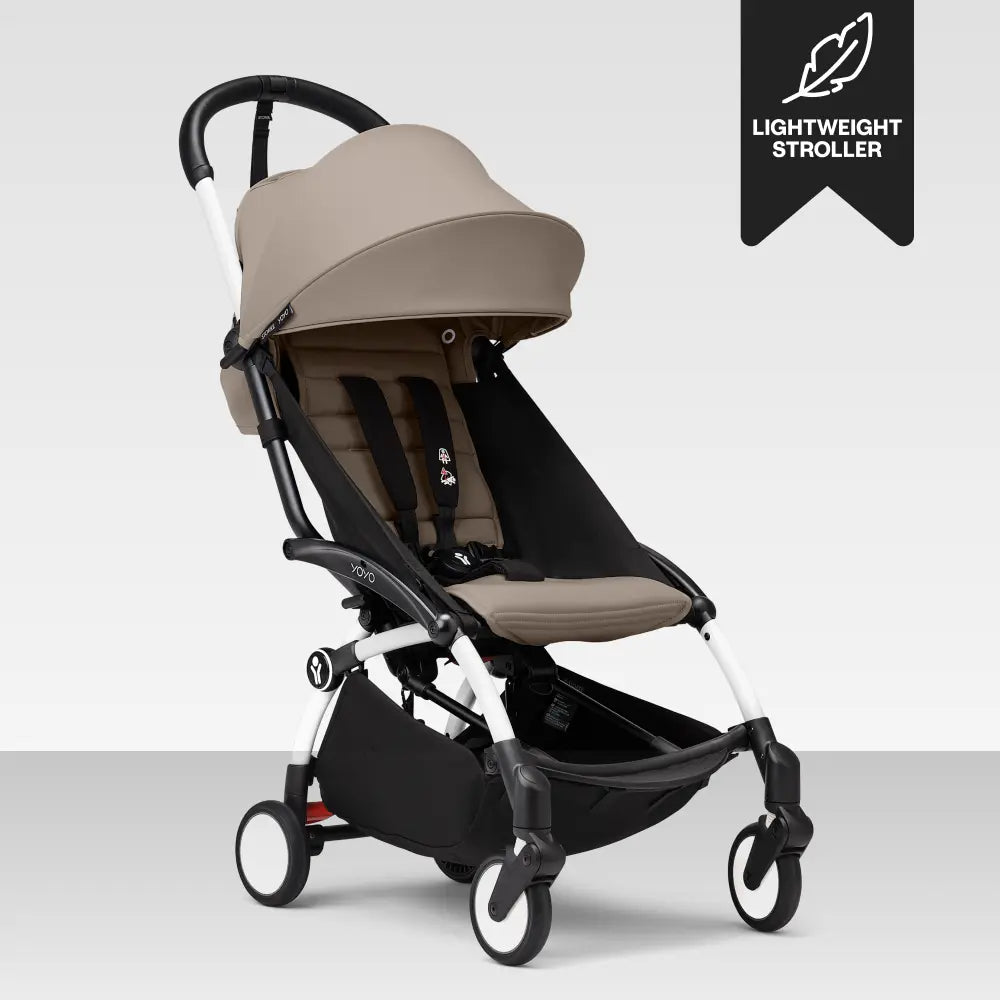 Stokke Yoyo3 Stroller White Frame 6 Months Plus Color Pack Lightweight
