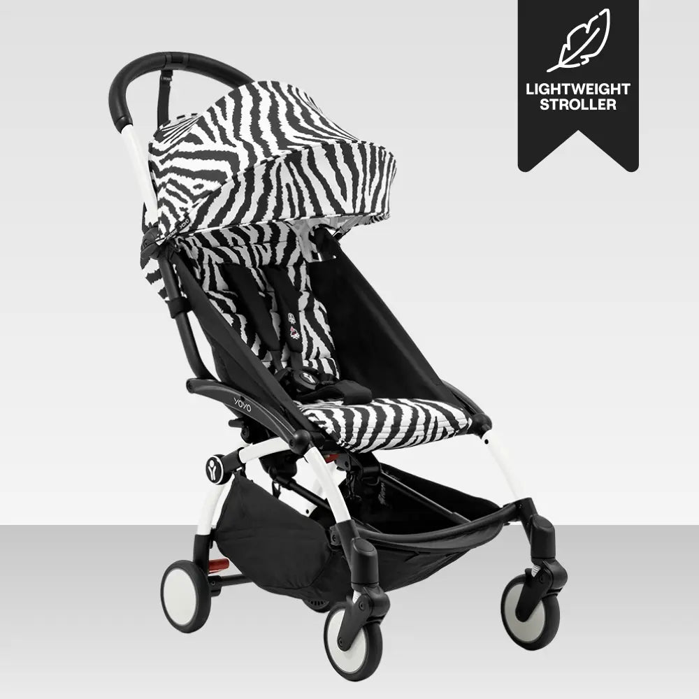 Stokke Yoyo3 Stroller White Frame 6 Months Plus Color Pack Lightweight